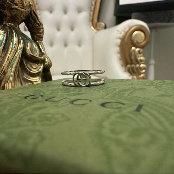 Gucci GG Logo Ring - New - Picture 4 of 5
